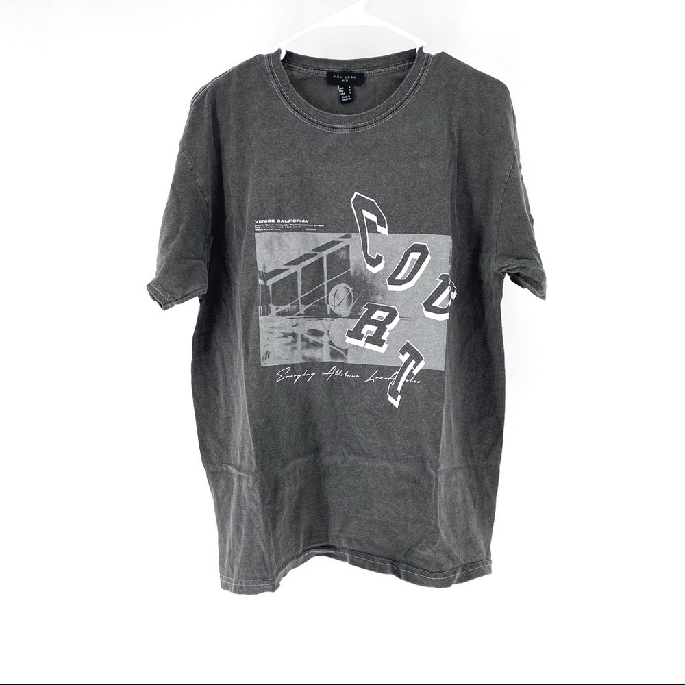 New Look Men's Short Sleeve Overdyed T-shirt - S